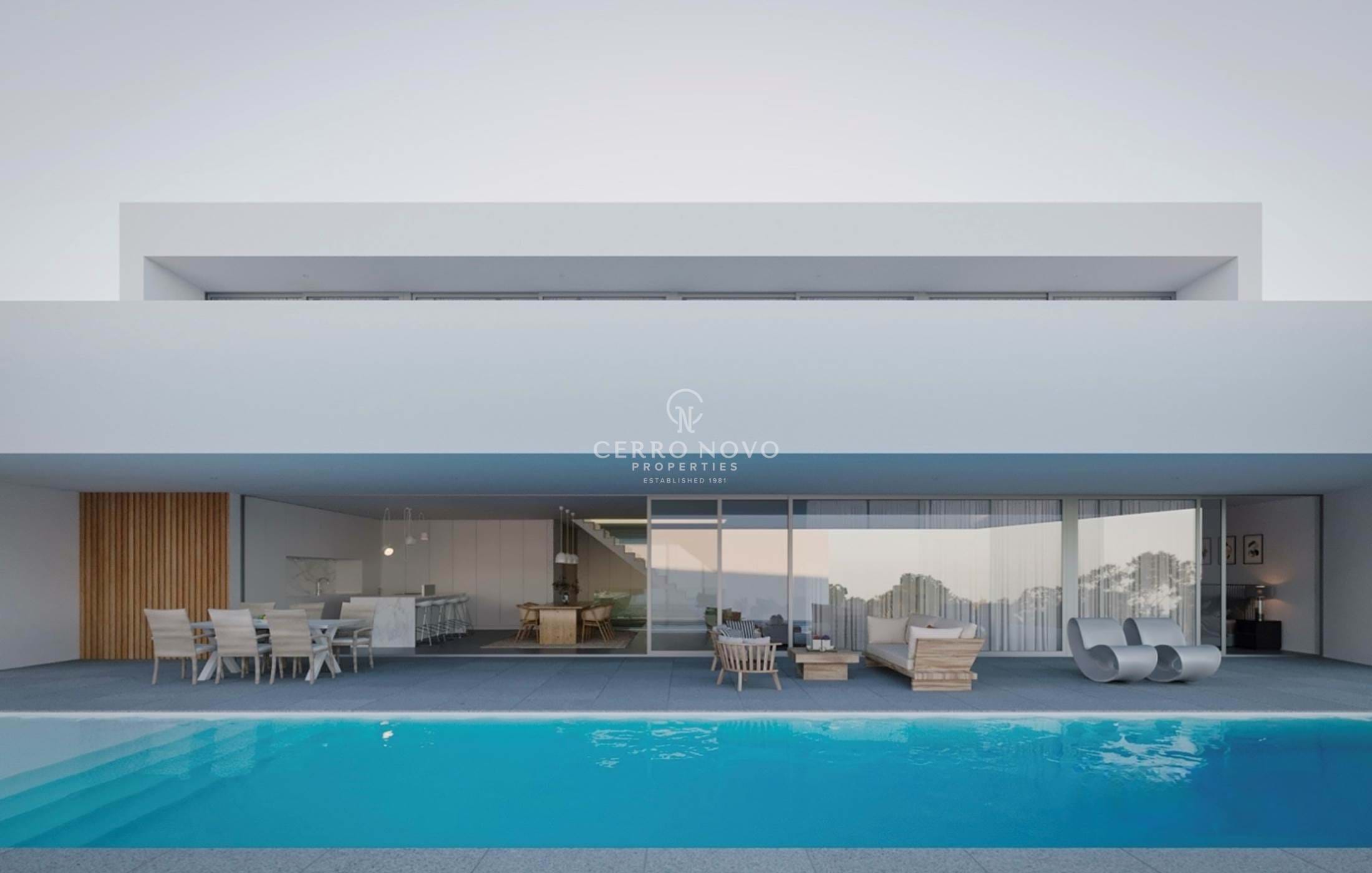 Moradia contemporânea com piscina privada no centro de Albufeira