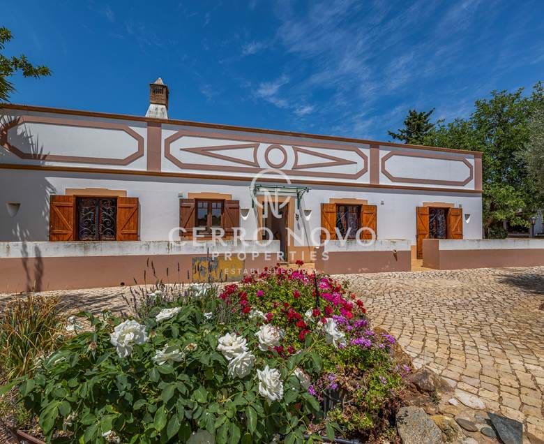Belle villa de style traditionnel sur un grand terrain dans un endroit rural