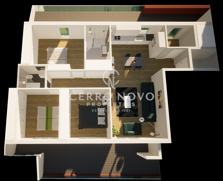 Apartamentos T2 novos  em construção localizados  em Pêra