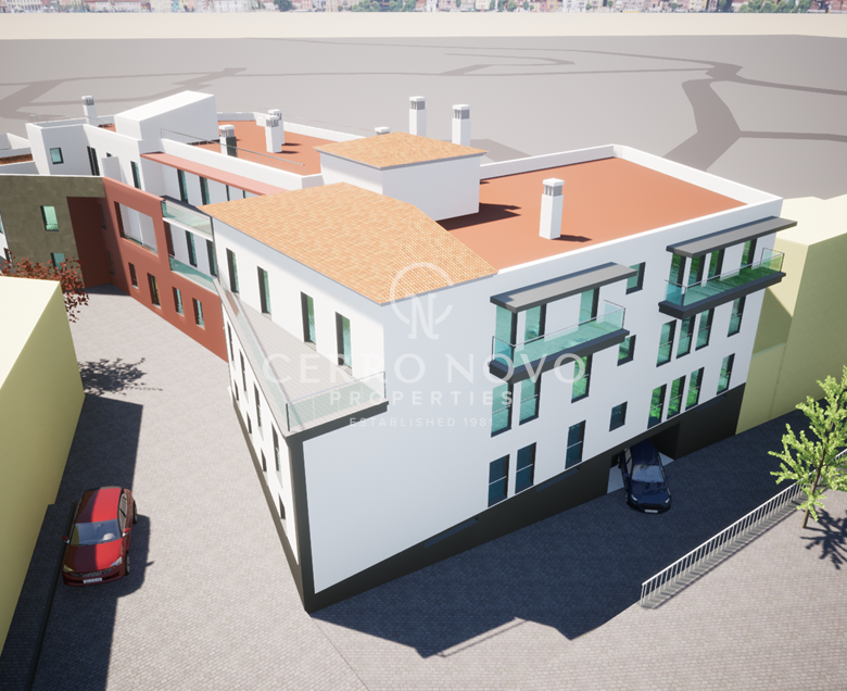 Nouveaux appartements T3  en construction situés à Pêra