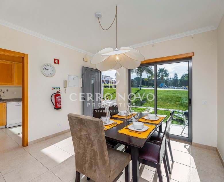 Lovely townhouse in a condominium with large garden and pool