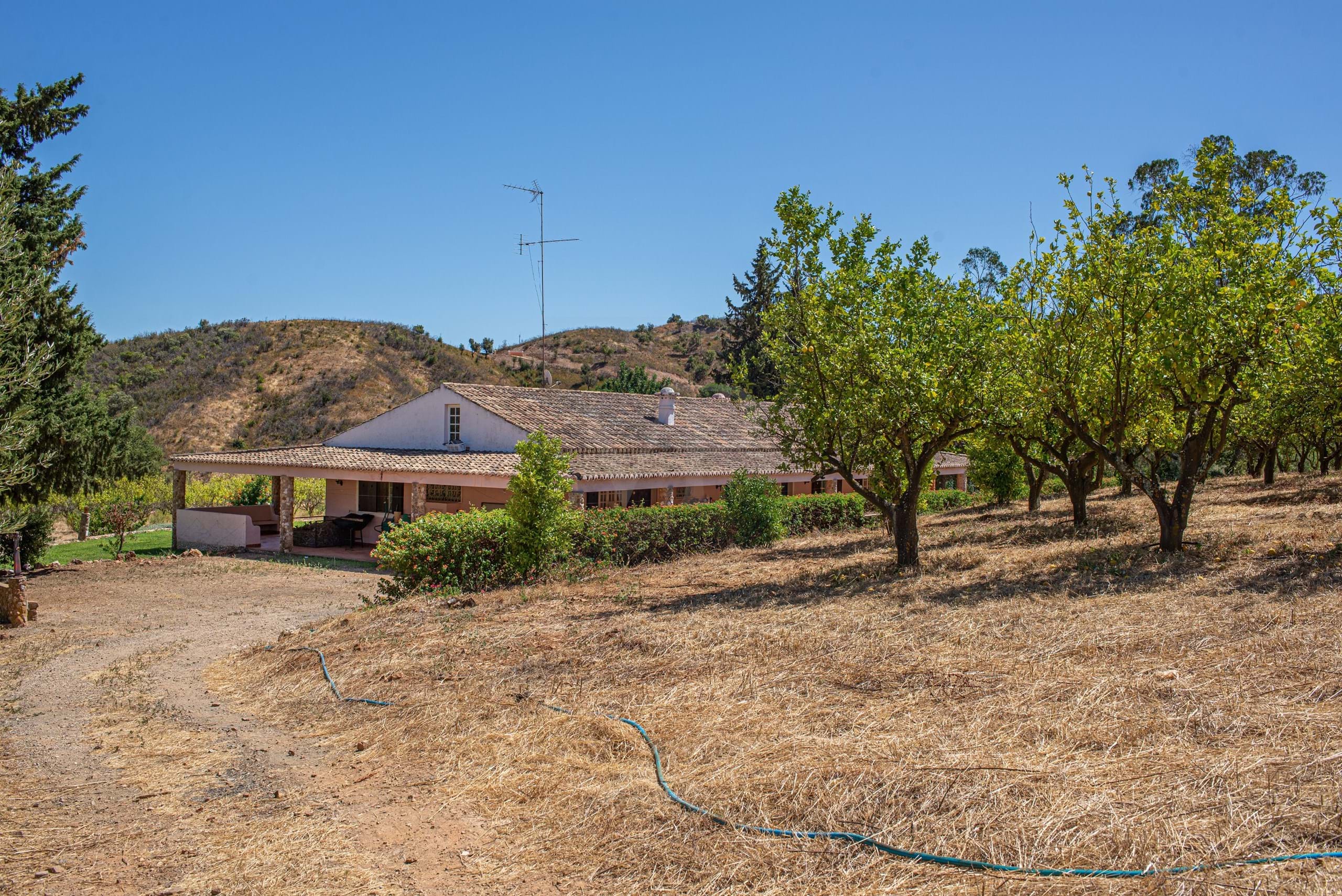 Bauernhof zu verkaufen mit 17 Hektar Land, in einer privilegierten Lage, in der Nähe des Staudamms von Silves (Algarve)