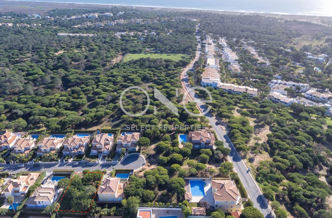 drone view of plot for sale close to the beach